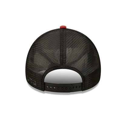 Gorra Trucker 9FORTY A-Frame NBA Summer City Chicago Bulls de New Era - Rojo-Negro