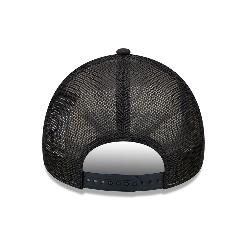 Gorra Trucker A-Frame MLB Stadium Food New York Yankees de New Era - Azul Marino-Blanco