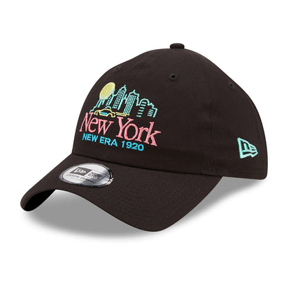 Gorra de béisbol 9TWENTY Script Casual Classic New York de New Era - Negro