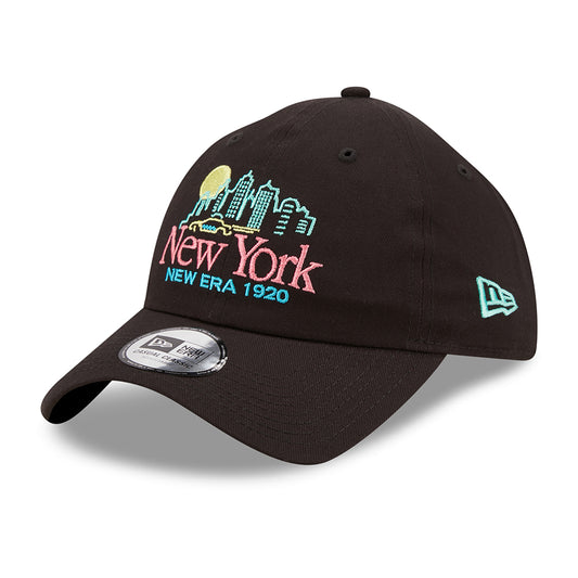 Gorra de béisbol 9TWENTY Script Casual Classic New York de New Era - Negro