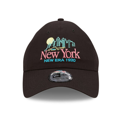 Gorra de béisbol 9TWENTY Script Casual Classic New York de New Era - Negro
