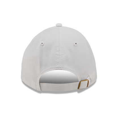 Gorra de béisbol 9TWENTY Script Casual Classic Miami de New Era - Blanco