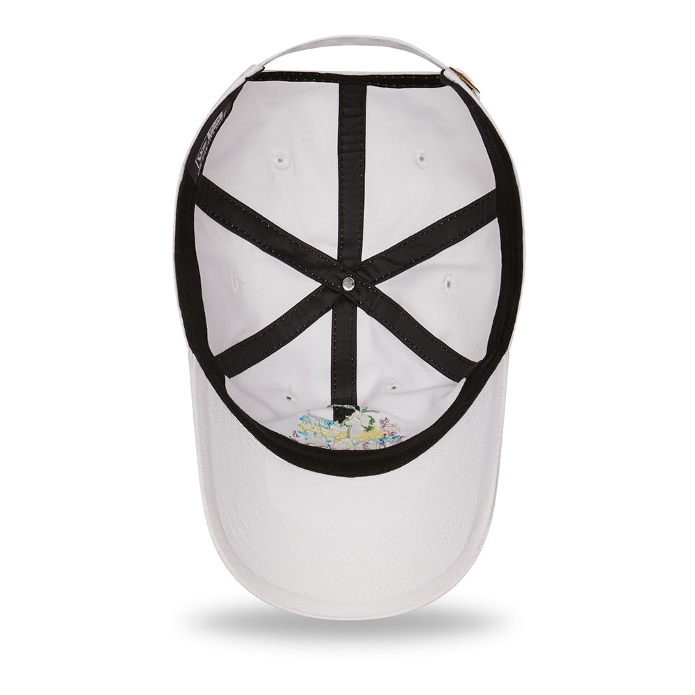 Gorra de béisbol 9TWENTY Script Casual Classic Miami de New Era - Blanco