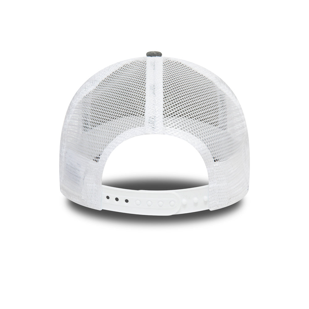 Gorra Trucker 9FORTY A-Frame Jersey Essential New York Yankees de New Era - Gris-Blanco