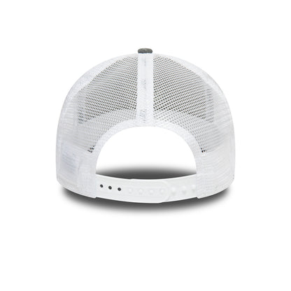 Gorra Trucker 9FORTY A-Frame Jersey Essential New York Yankees de New Era - Gris-Blanco