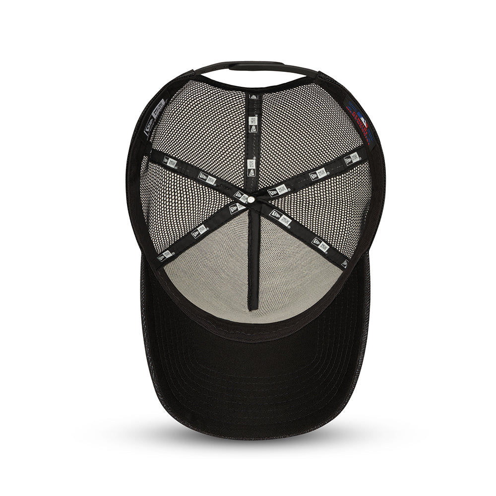 Gorra Trucker 9FORTY A-Frame MLB Black On Black L.A. Dodgers de New Era - Negro
