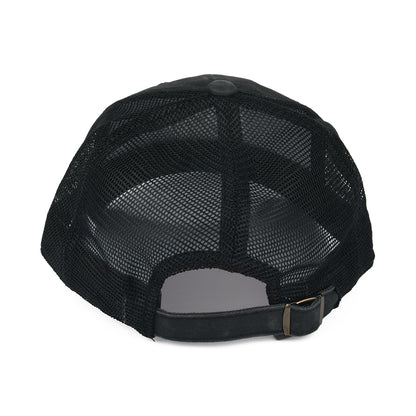 Gorra Trucker Raglan Bones de NASA - Negro Lavado