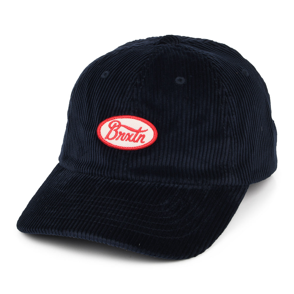 Gorra de béisbol Parsons LP de pana de Brixton - Azul Marino