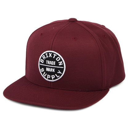 Gorra Snapback Oath III de Brixton - Caoba