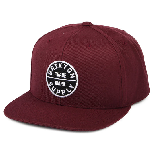 Gorra Snapback Oath III de Brixton - Caoba