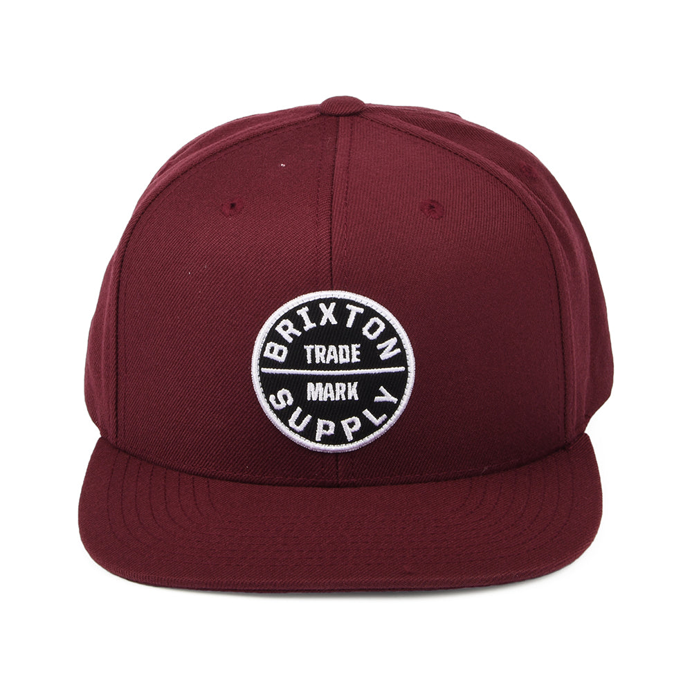 Gorra Snapback Oath III de Brixton - Caoba