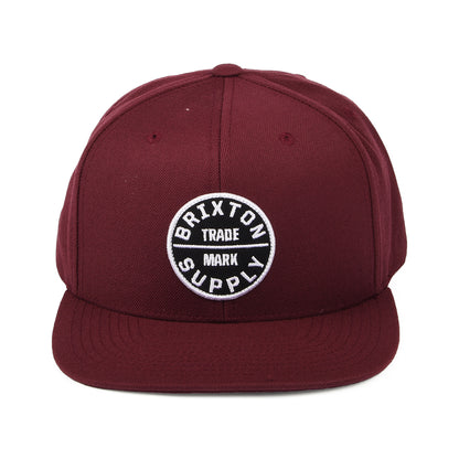 Gorra Snapback Oath III de Brixton - Caoba