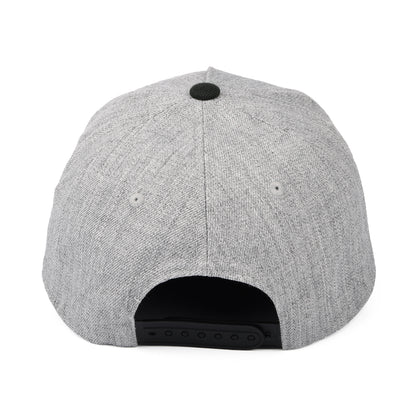 Gorra Snapback Linwood C NetPlus MP de Brixton - Gris Jaspeado-Negro