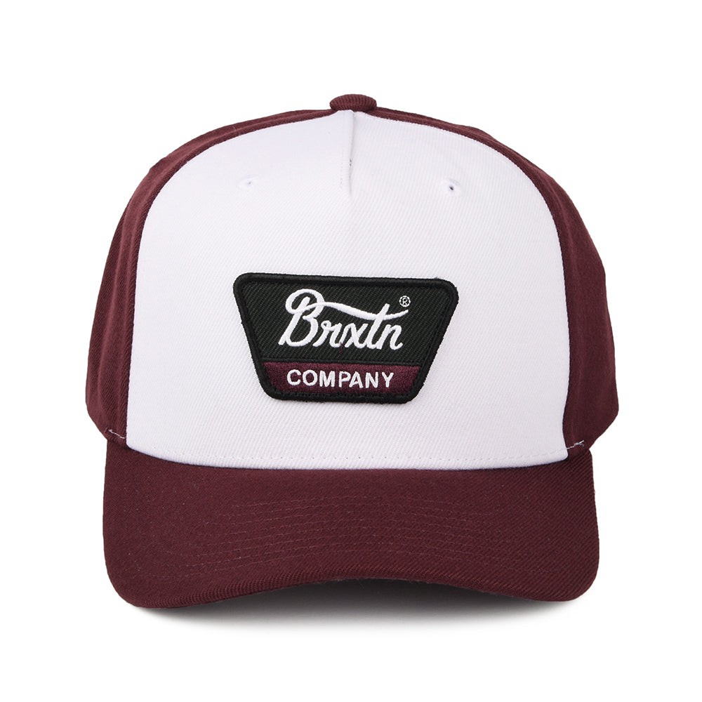 Gorra Snapback Linwood C NetPlus MP de Brixton - Blanco-Caoba