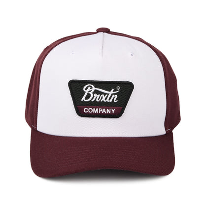 Gorra Snapback Linwood C NetPlus MP de Brixton - Blanco-Caoba