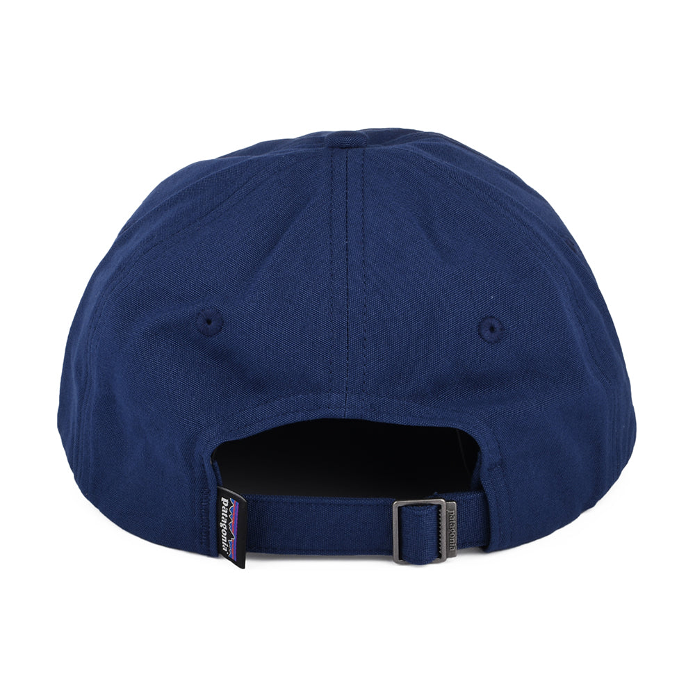 Gorra de béisbol 3 Skyline Trad de algodón orgánico de Patagonia - Azul Oscuro