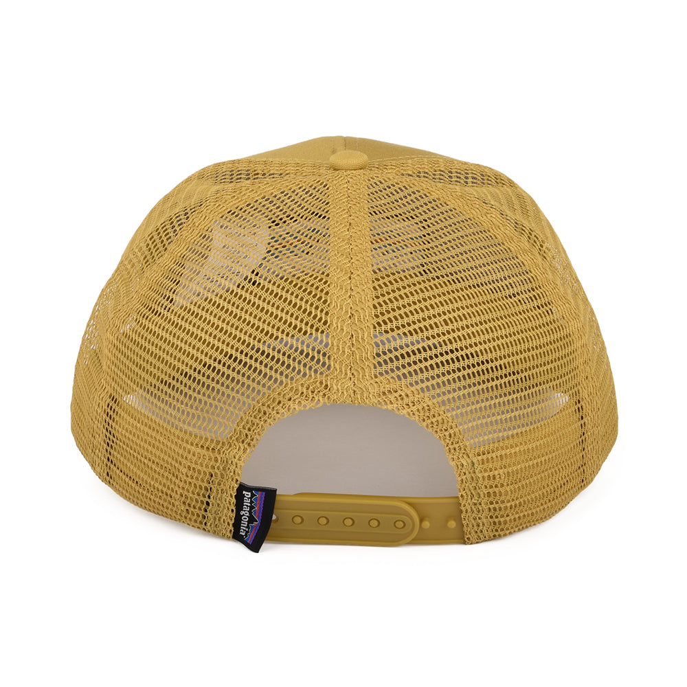 Gorra Trucker P-6 Logo de algodón orgánico de Patagonia - Mostaza
