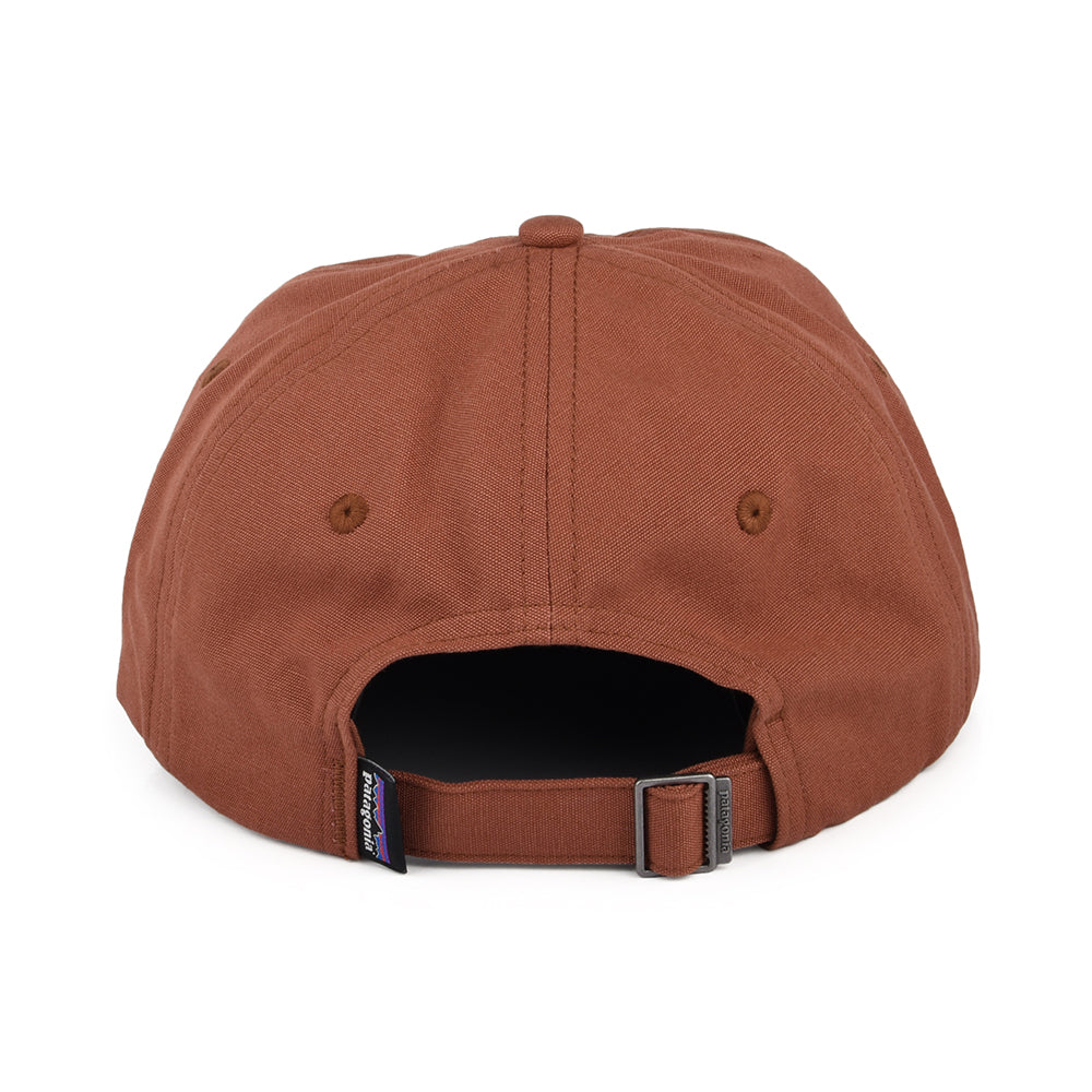 Gorra de béisbol P-6 Label de algodón orgánico de Patagonia - Terracota