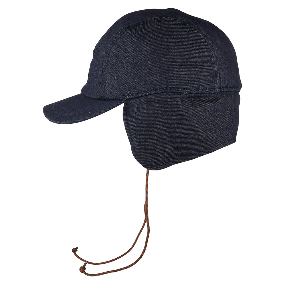 Gorra de béisbol Range con orejeras de Patagonia - Vaquero-Marrón
