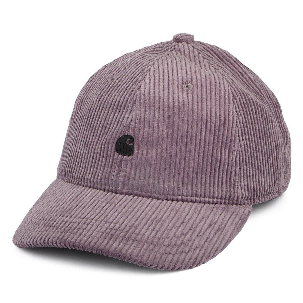 Gorra de béisbol Harlem de pana de Carhartt WIP - Morado Claro