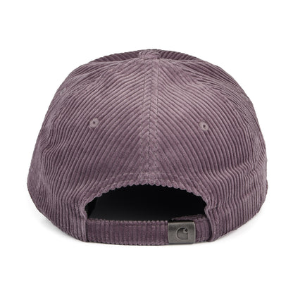 Gorra de béisbol Harlem de pana de Carhartt WIP - Morado Claro
