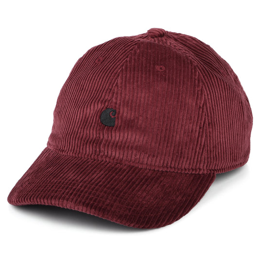 Gorra de béisbol Harlem de pana de Carhartt WIP - Vino