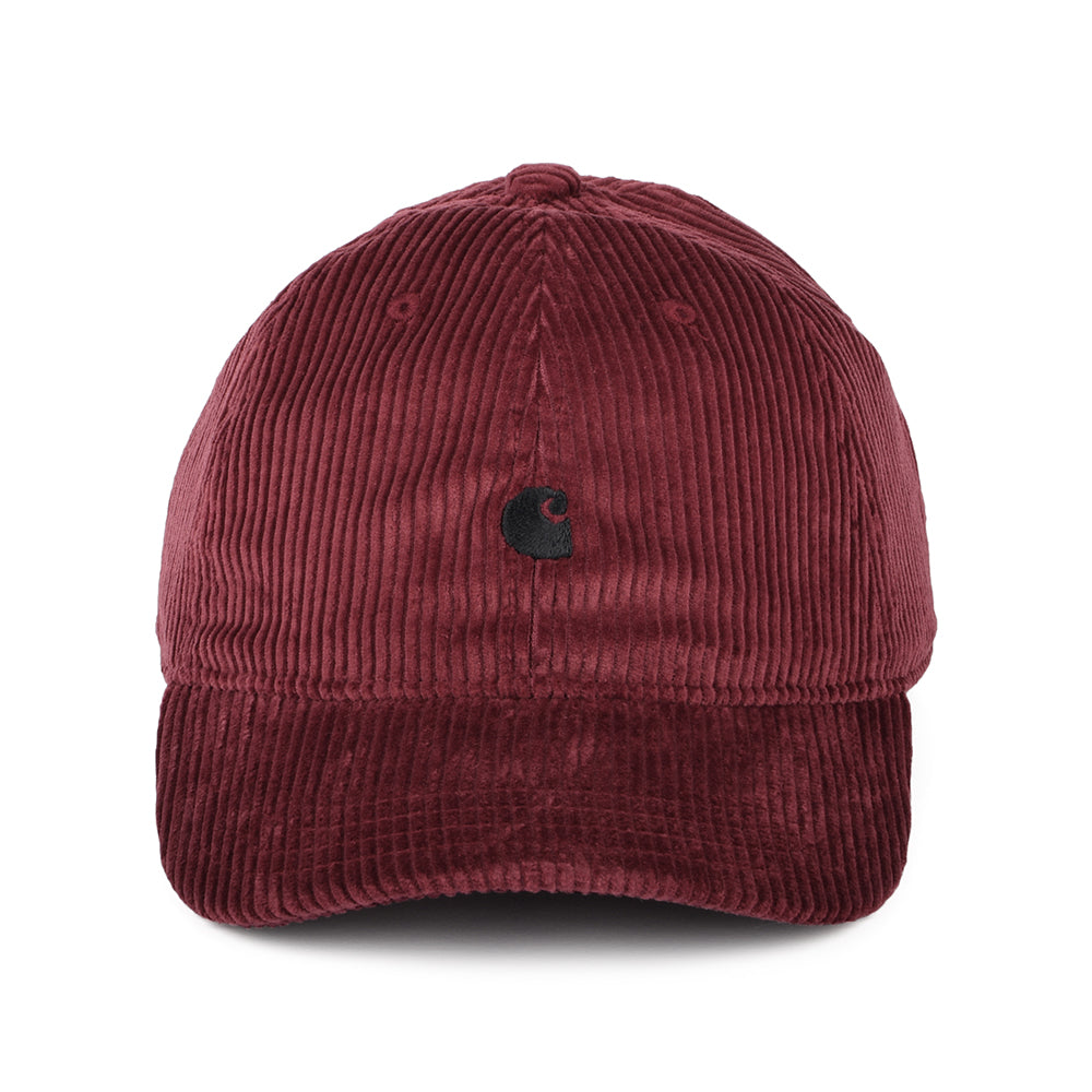 Gorra de béisbol Harlem de pana de Carhartt WIP - Vino