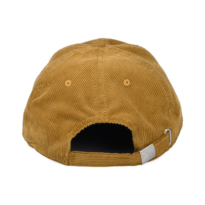 Gorra de béisbol efecto lavado de pana de New Balance - Camel