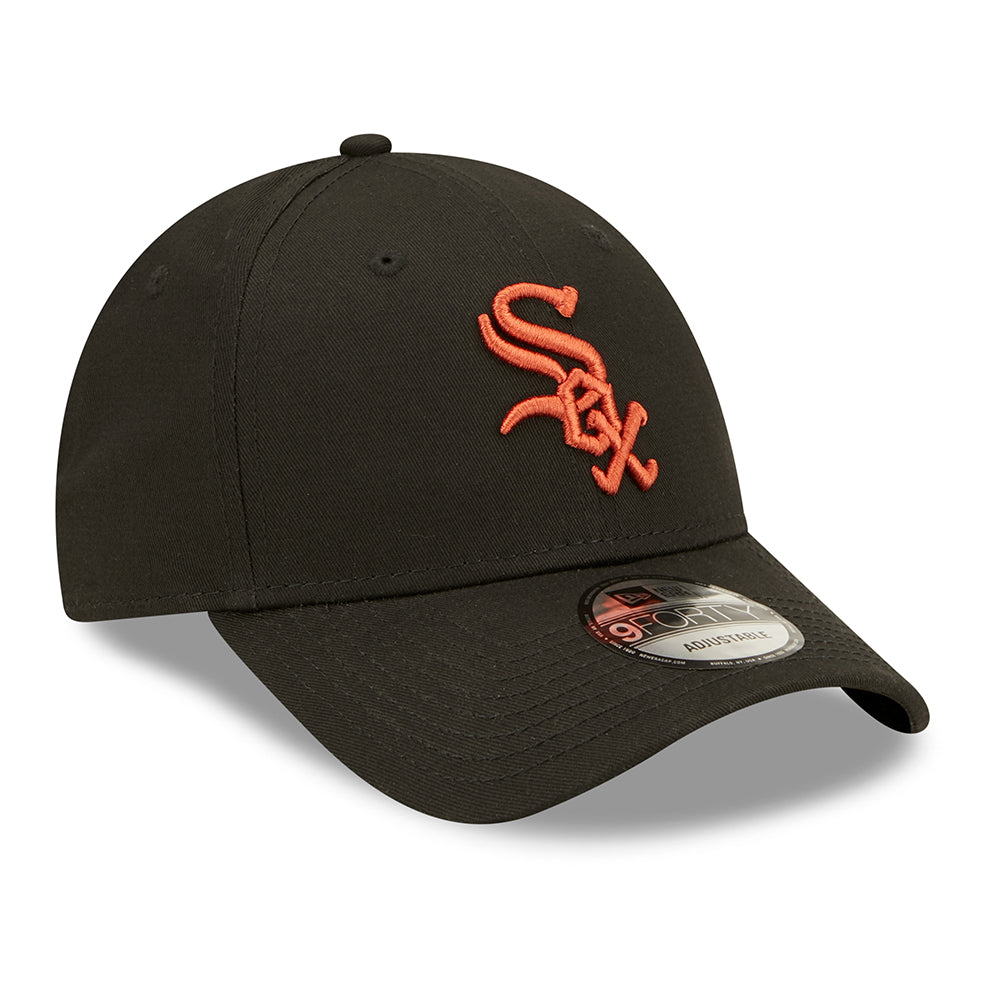 Gorra de béisbol 9FORTY MLB League Essential Chicago White Sox de New Era - Negro-Ladrillo