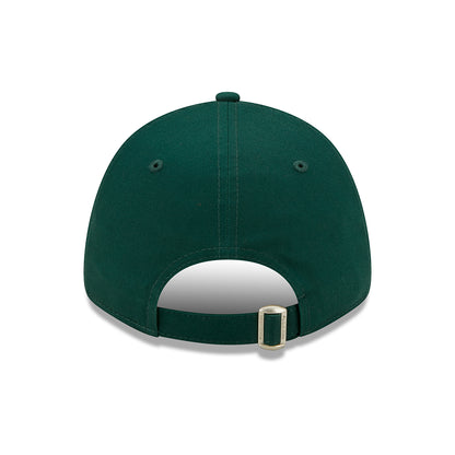 Gorra de béisbol 9FORTY MLB League Essential New York Yankees de New Era - Verde Oscuro-Blanco