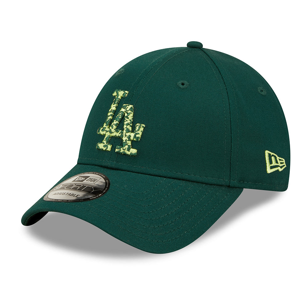 Gorra de béisbol 9FORTY MLB Seasonal Infill L.A. Dodgers de New Era - Verde Oscuro
