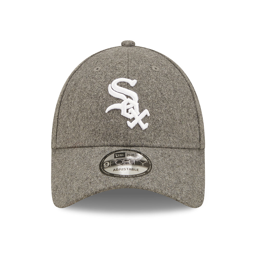 Gorra de béisbol 9FORTY MLB Melton The League Chicago White Sox de New Era - Gris-Blanco