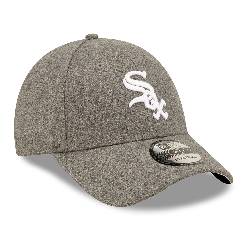 Gorra de béisbol 9FORTY MLB Melton The League Chicago White Sox de New Era - Gris-Blanco