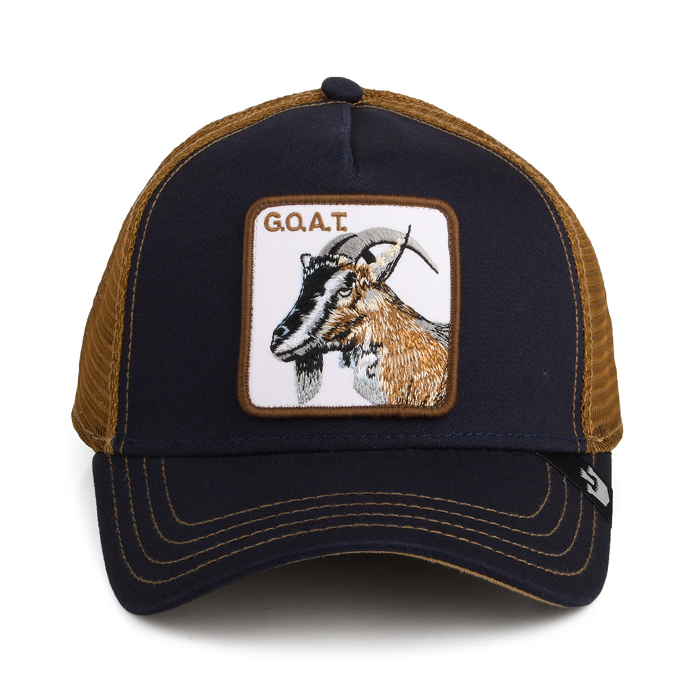 Gorra Trucker Goat de Goorin - Azul Marino