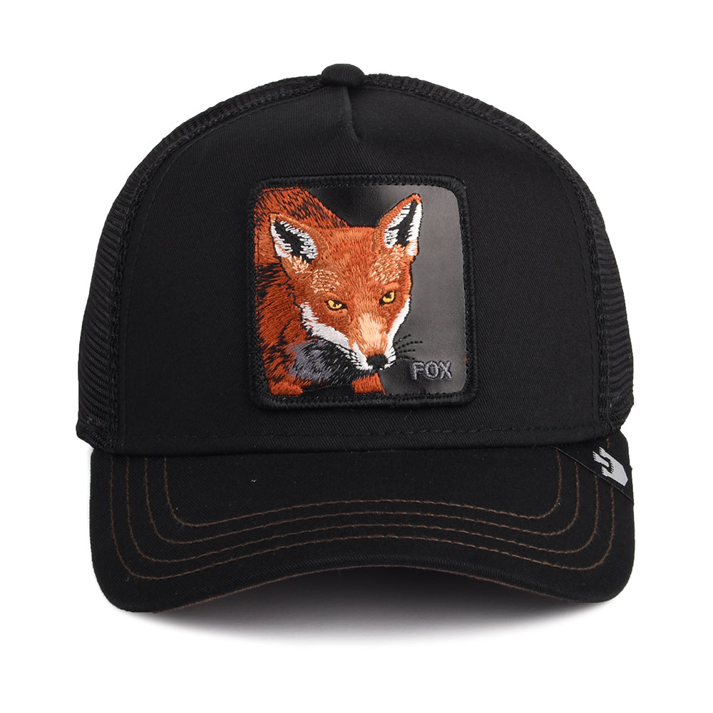 Gorra Trucker Fox de Goorin - Negro