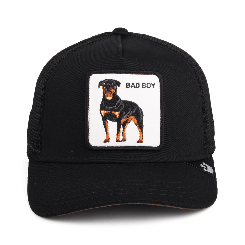 Gorra Trucker Baddest Boy de Goorin - Negro