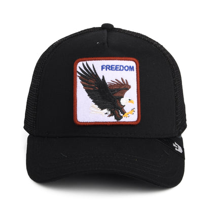 Gorra Trucker Freedom Eagle de Goorin - Negro