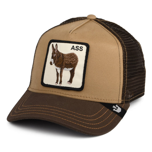 Gorra Trucker Ass de Goorin - Marrón