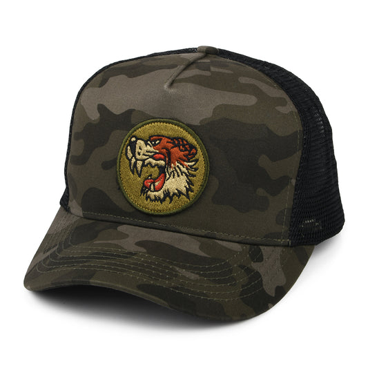 Gorra Trucker Chuck de Triumph Motorcycles - Camuflaje-Negro