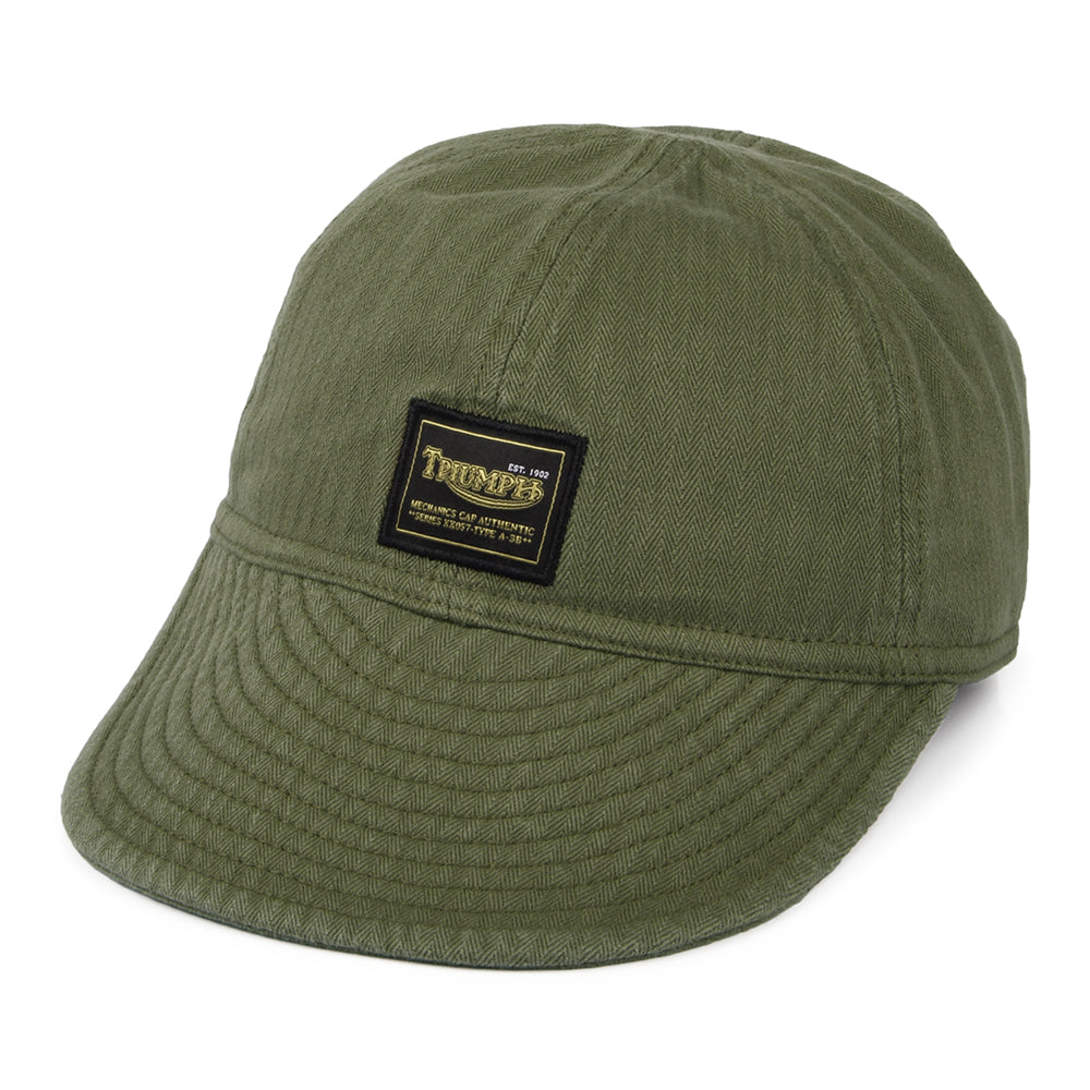 Gorra militar Grunt de algodón de Triumph Motorcycles - Kaki