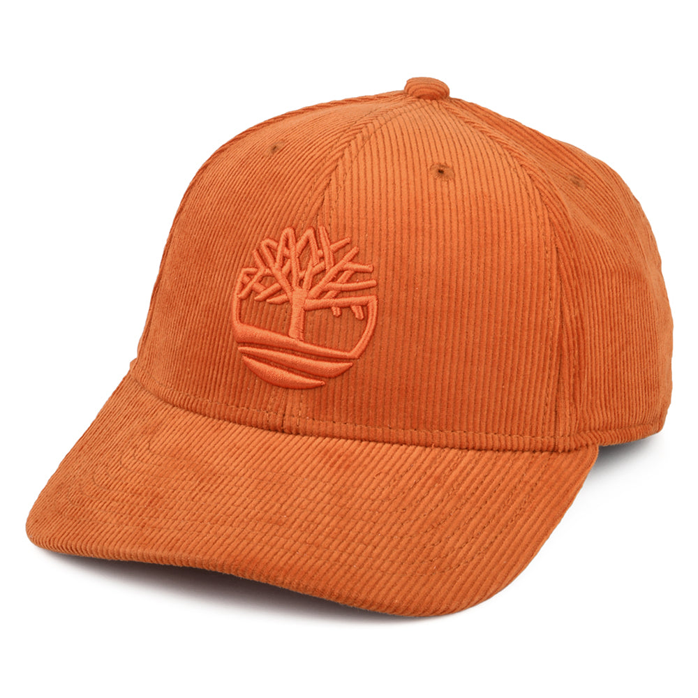 Gorra de béisbol Logo de pana de Timberland - Rojo Óxido