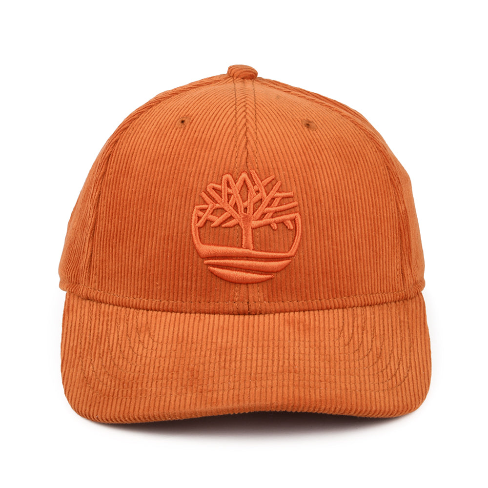 Gorra de béisbol Logo de pana de Timberland - Rojo Óxido