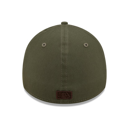 Gorra de béisbol 39THIRTY MLB League Essential I New York Yankees de New Era - Verde Oliva-Marrón