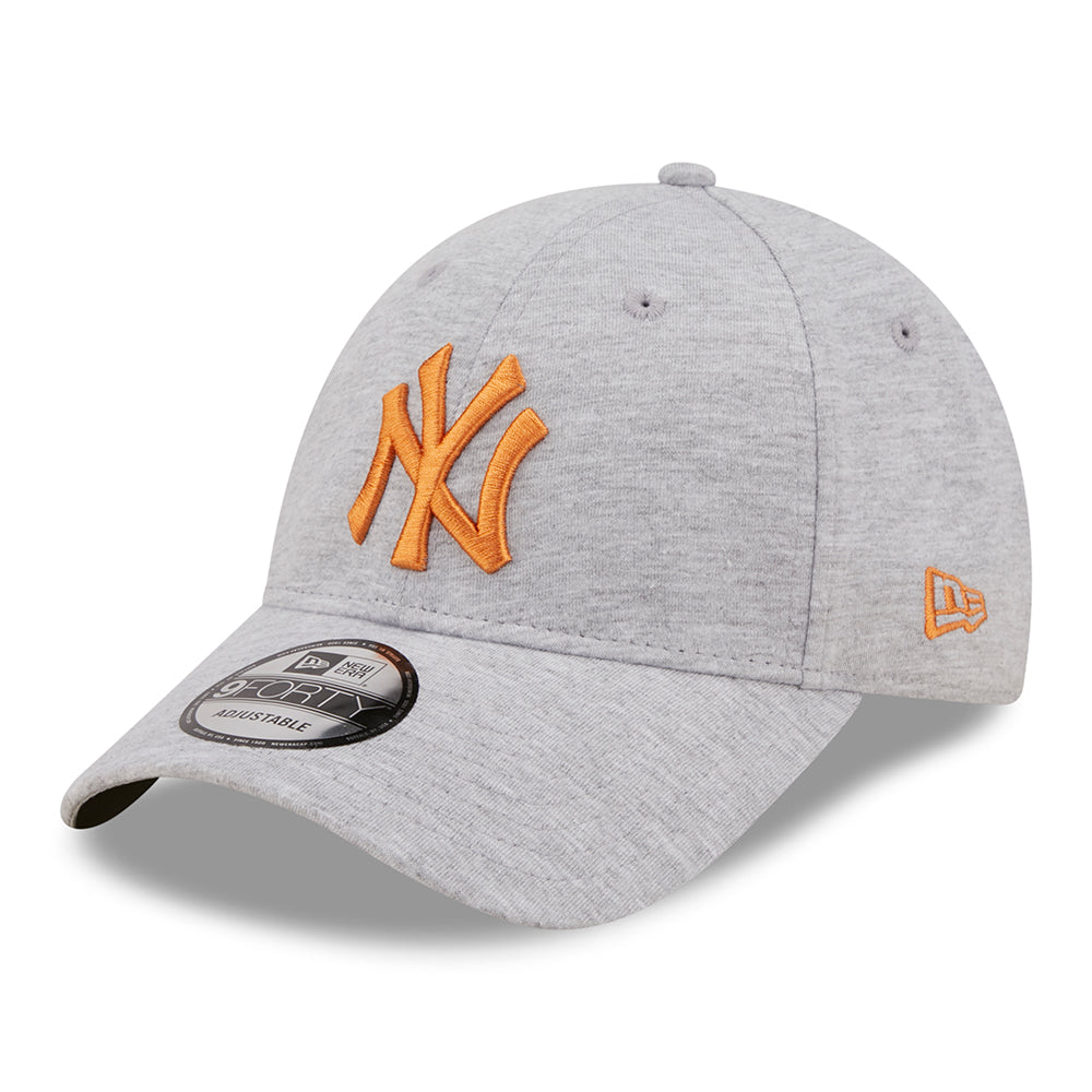 Gorra de béisbol 9FORTY MLB Jersey Essential New York Yankees de New Era - Gris Jaspeado-Dorado