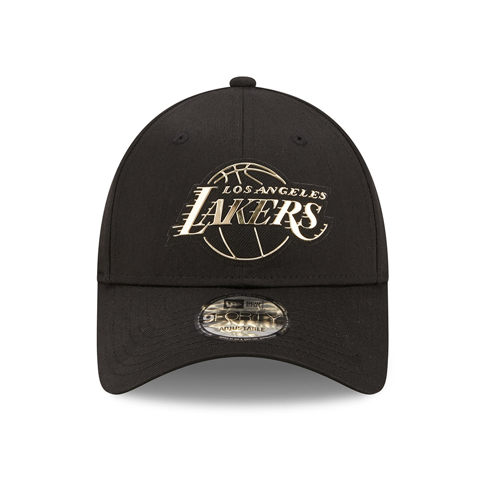 Gorra Snapback 9FORTY NBA Foil Logo L.A. Lakers de New Era - Negro