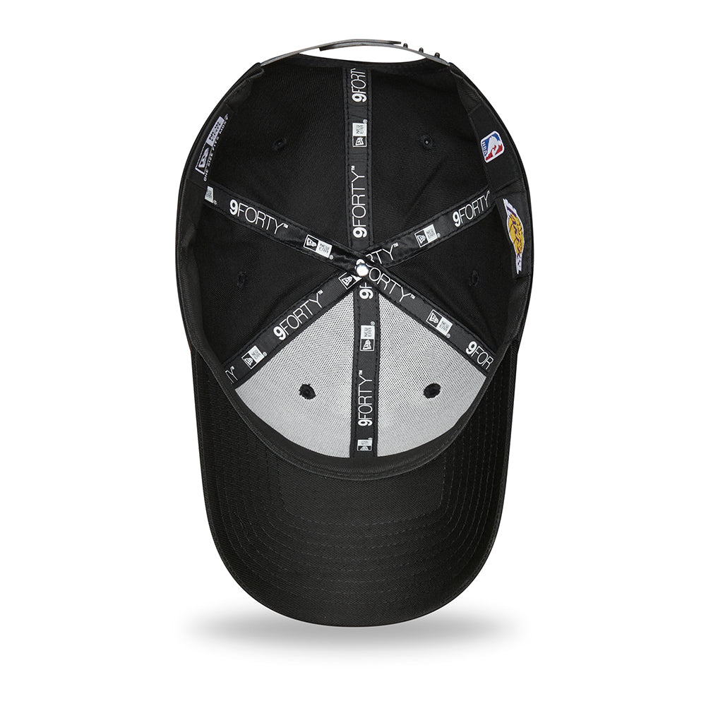 Gorra Snapback 9FORTY NBA Foil Logo L.A. Lakers de New Era - Negro