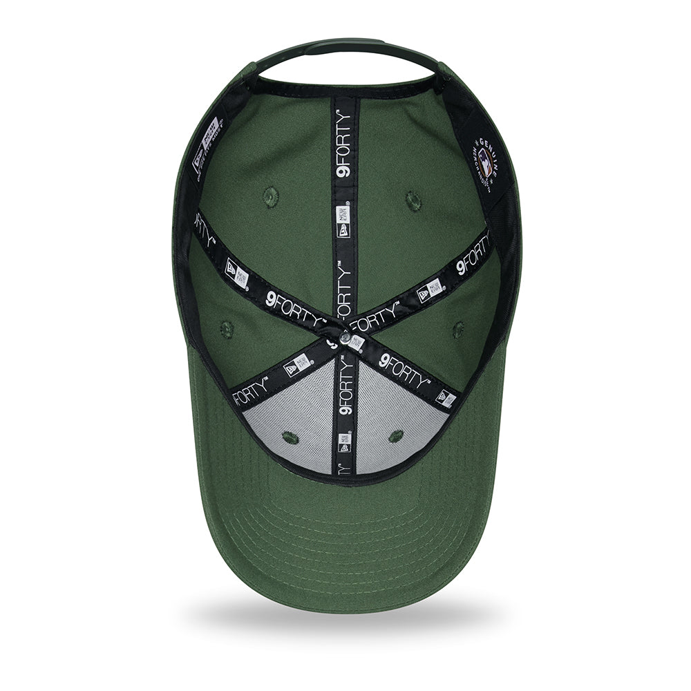 Gorra Snapback 9FORTY MLB Tonal Repreve New York Yankees de New Era - Verde Oliva