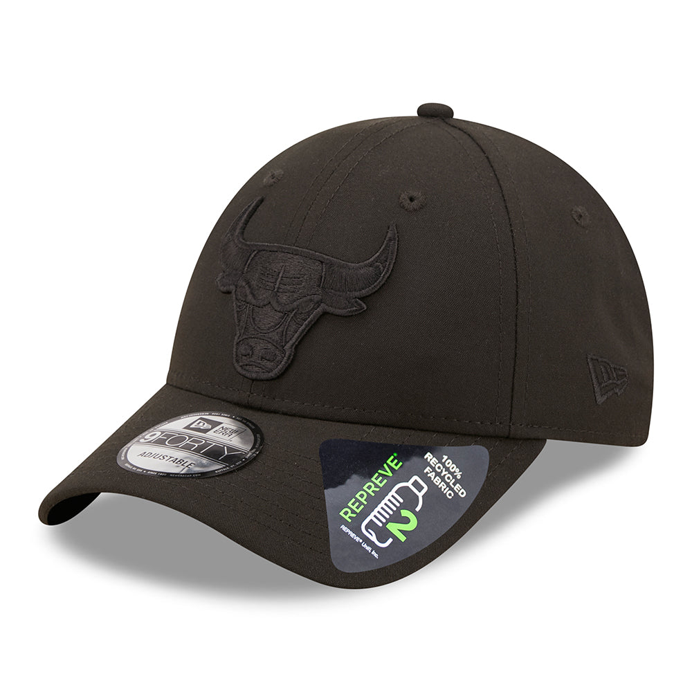 Gorra Snapback 9FORTY NBA Tonal Repreve Chicago Bulls de New Era - Negro