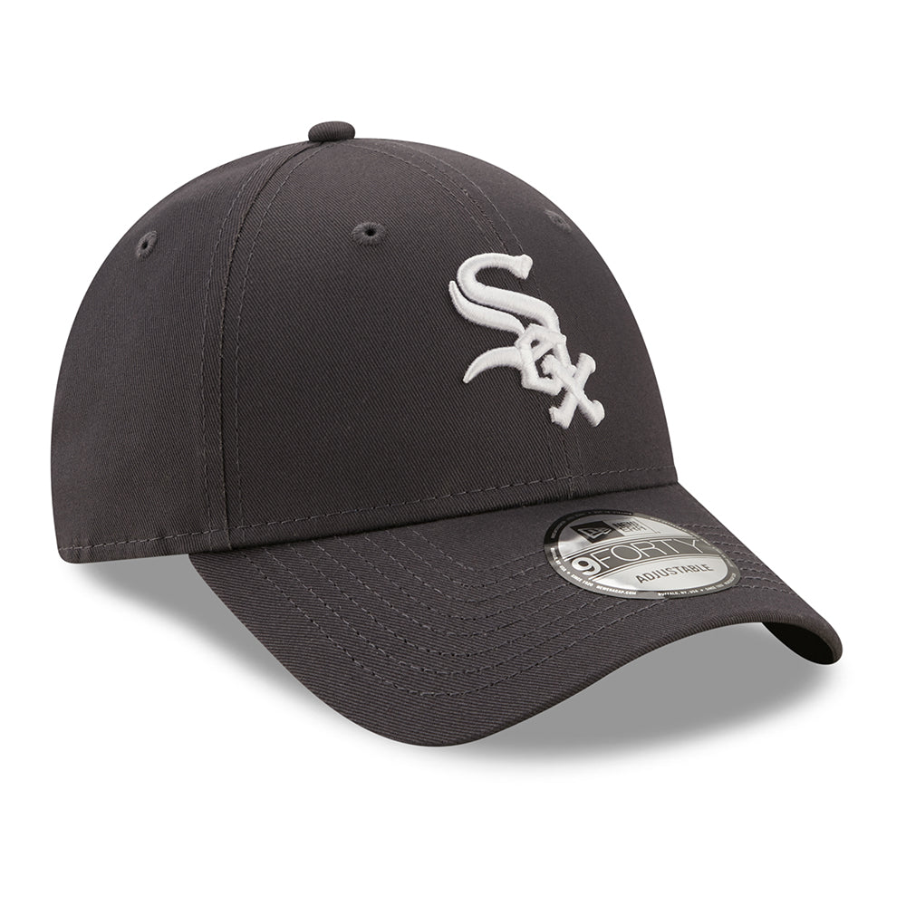 Gorra de béisbol 9FORTY MLB League Essential Chicago White Sox de New Era - Grafito-Blanco