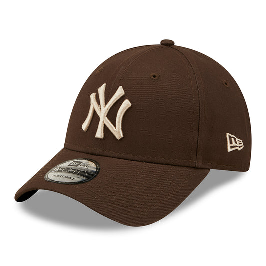 Gorra de béisbol 9FORTY MLB League Essential ll New York Yankees de New Era - Marrón-Piedra